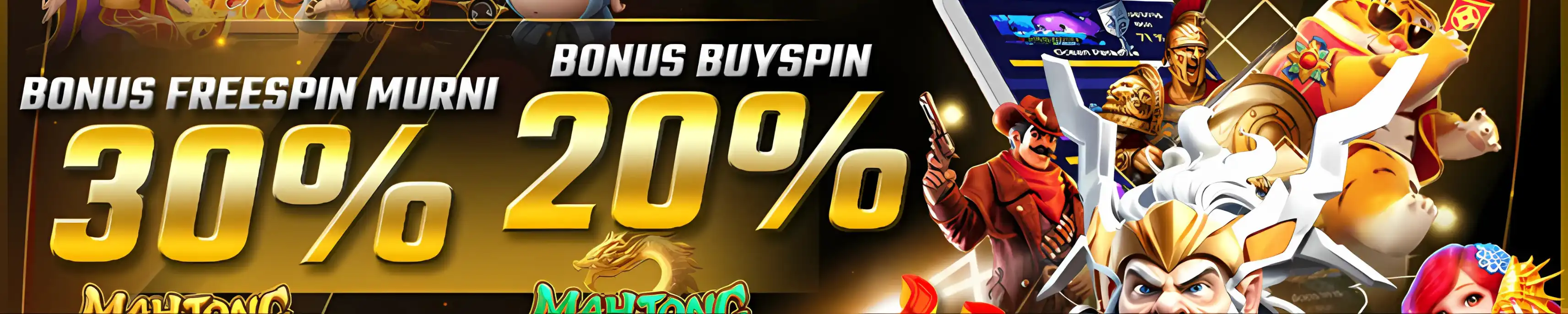 EVENT FREESPIN MURNI 30% DAN BUYSPIN 20%